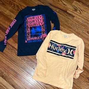 Hurley long sleeve t-shirts youth size small